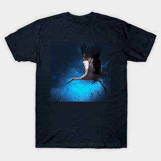 Crane in Flight T-Shirt